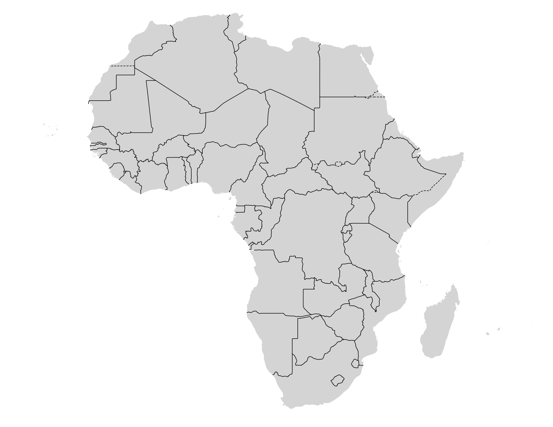 Africa region map