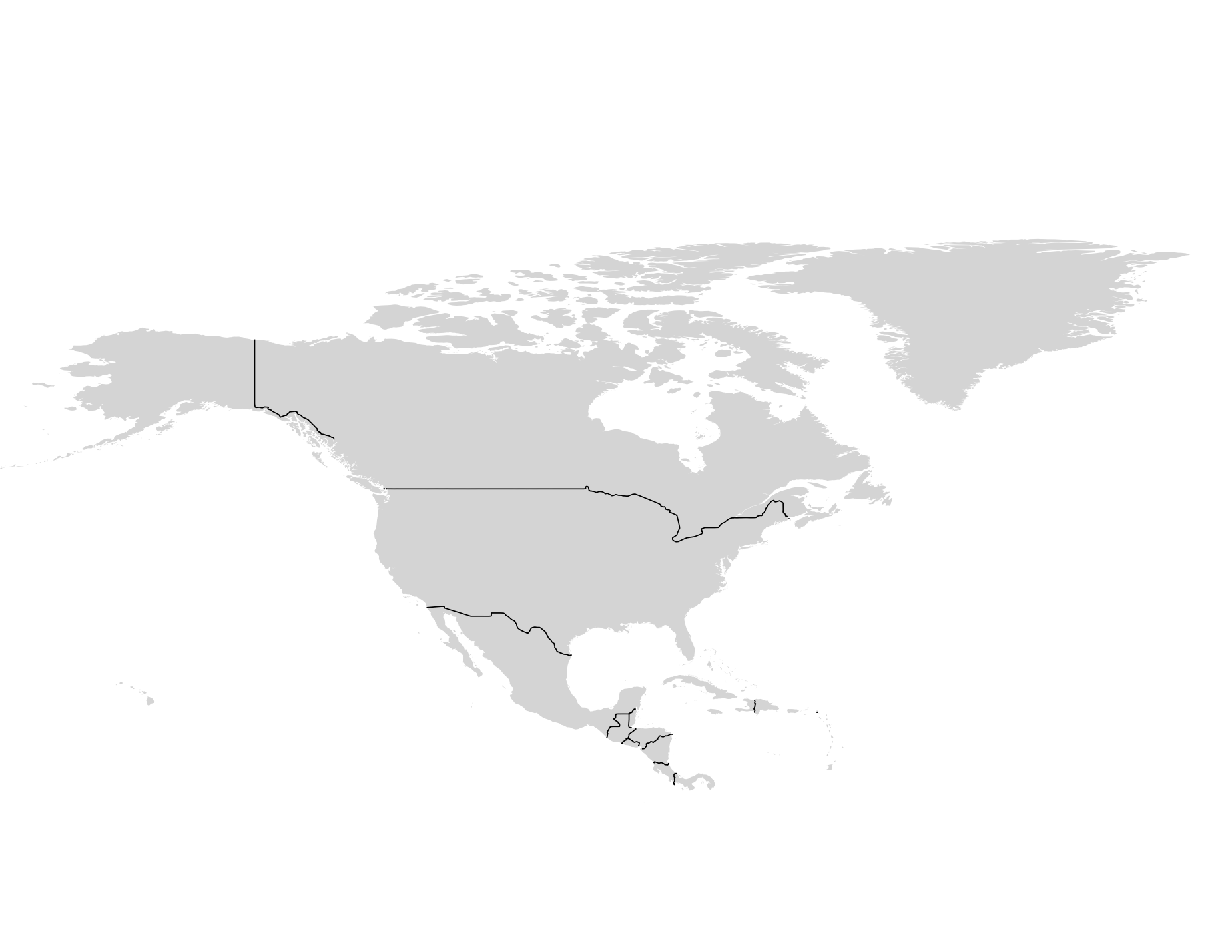 North America region map